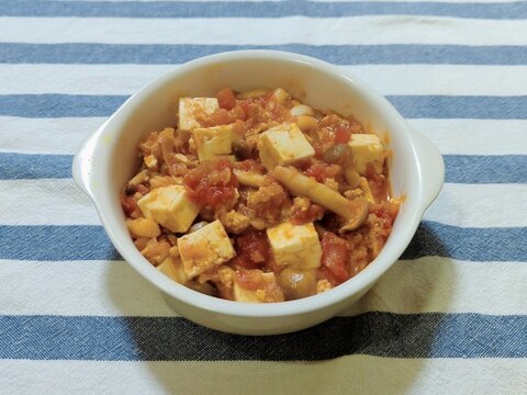 鶏肉と豆腐のトマト煮